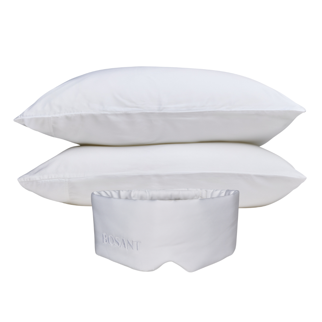 Paketgeschäft: White Sleep Mask X Kissenbezüge