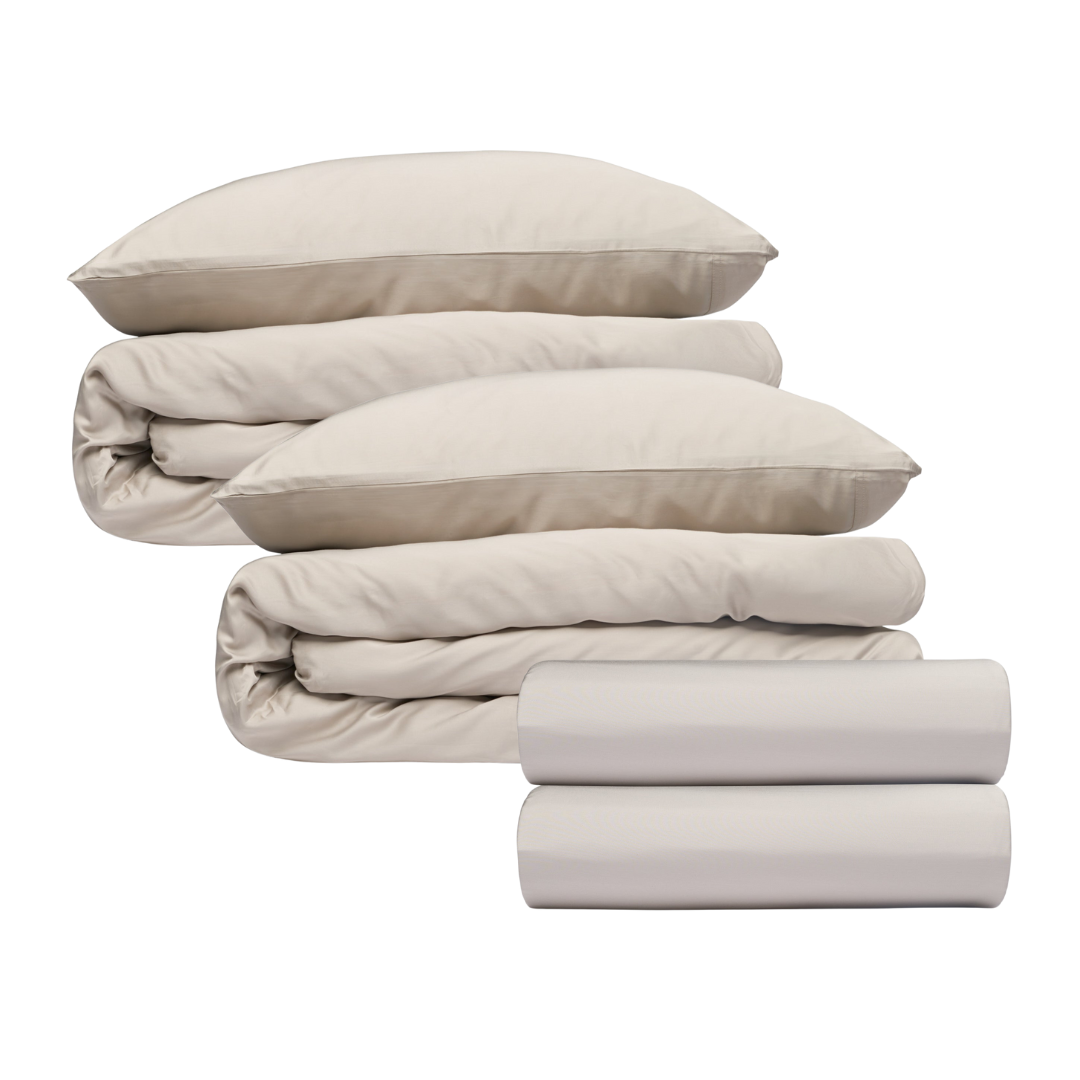 Paketgeschäft: Graue Betten